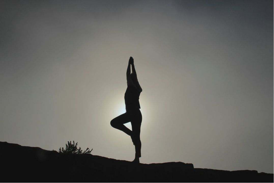 Private yoga lesson studio